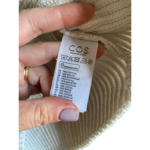 COS Knit Cotton Crewneck Sweater Small - Picture 8 of 8